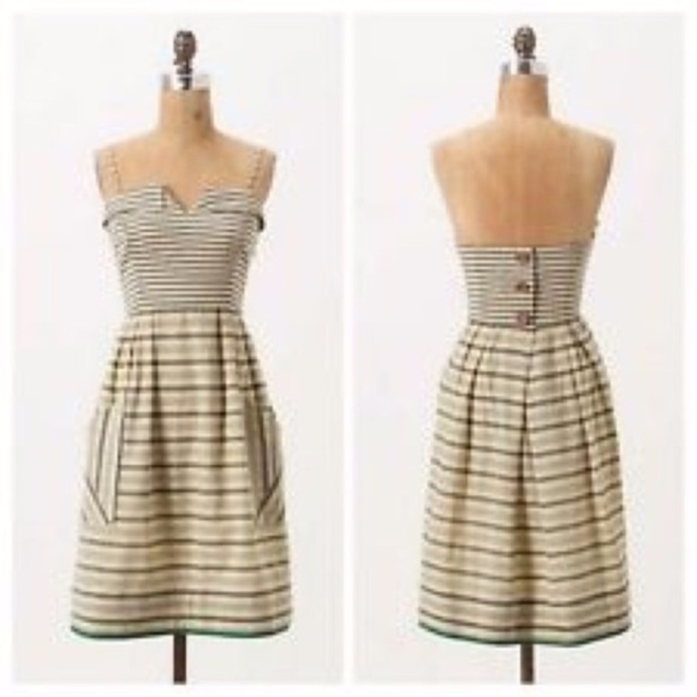 Anthropologie brand Maeve strapless dress
